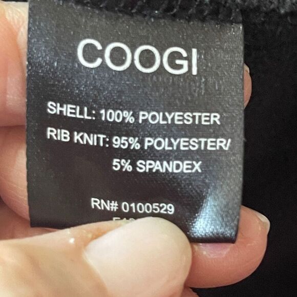 Coogi Australia Men's Vintage Full Zipper Hooded Bomber Jacket Black Size 3X - Picture 14 of 15